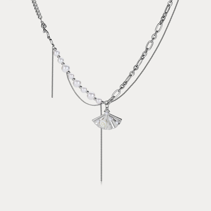 Selenichast Folding Fan Necklace