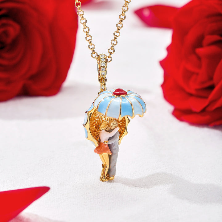 Under Umbrella Lovers Necklace