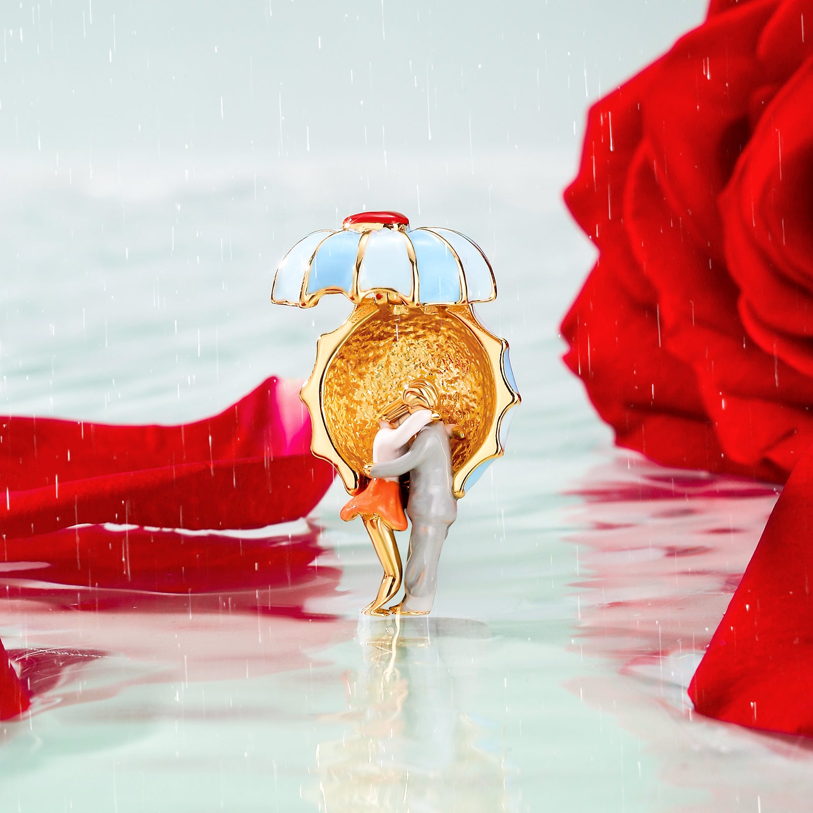 Under Umbrella Lovers Necklace