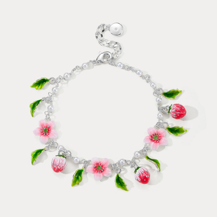 Strawberry Bloom Bracelet