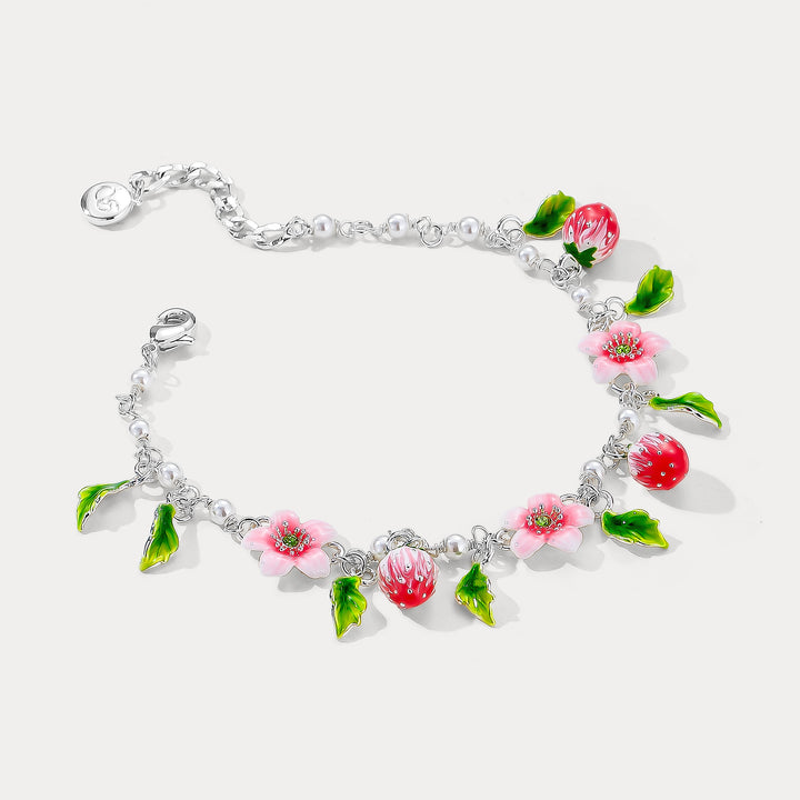 Strawberry Bloom Bracelet