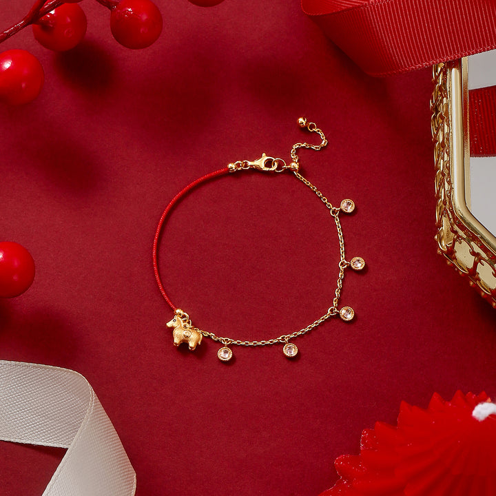 Lucky Horse Red String Bracelet
