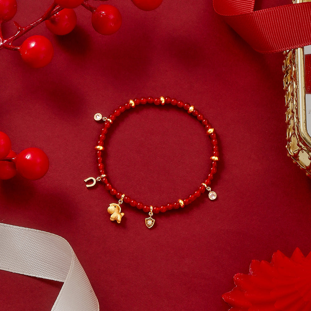 Lucky Horse Agate Bracelet Gift