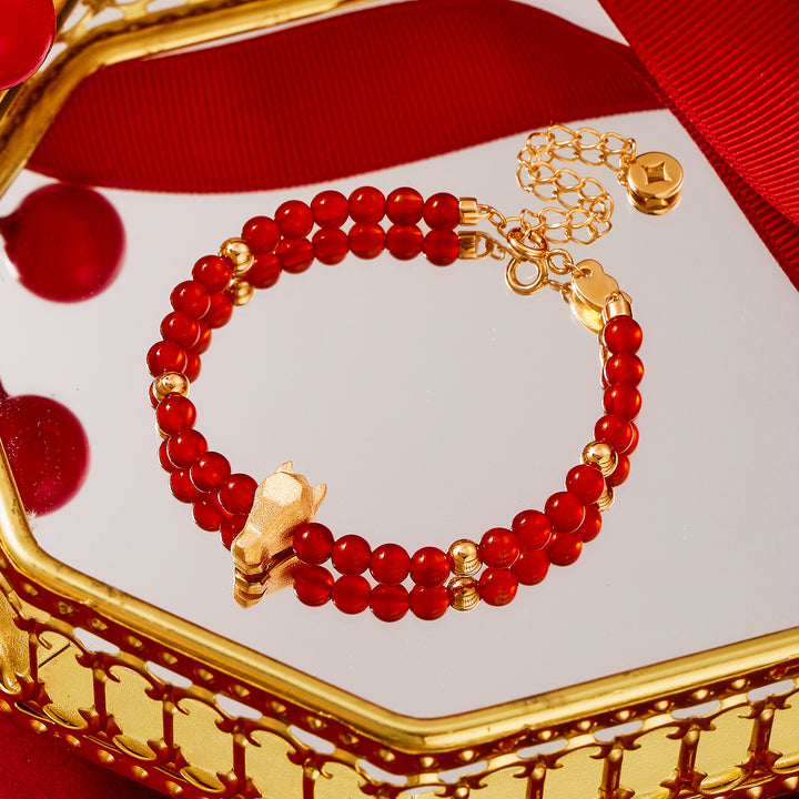 Horse Agate Bracelet Gift