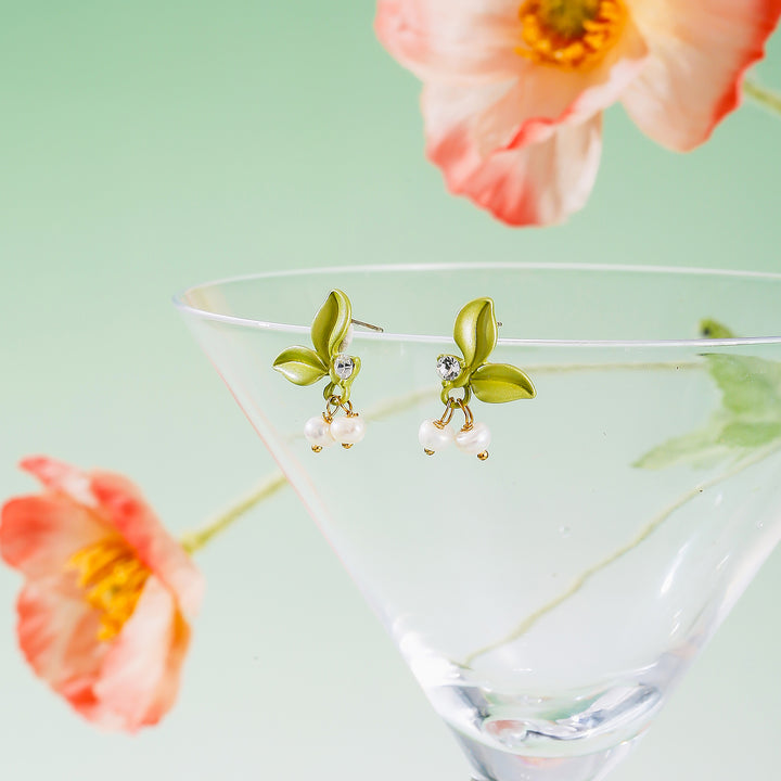 Lily Of The Valley Diamond Earrings