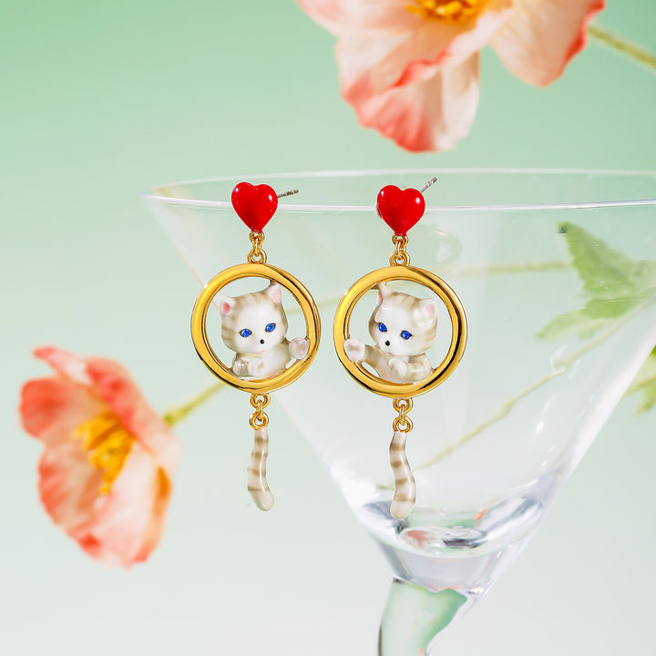 Boucles d'oreilles American Shorthair Cat