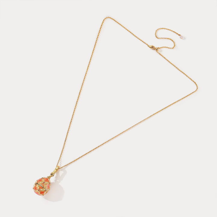 Pig Egg Locket Necklace