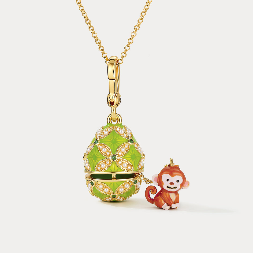Chinese Zodiac Locket Necklace