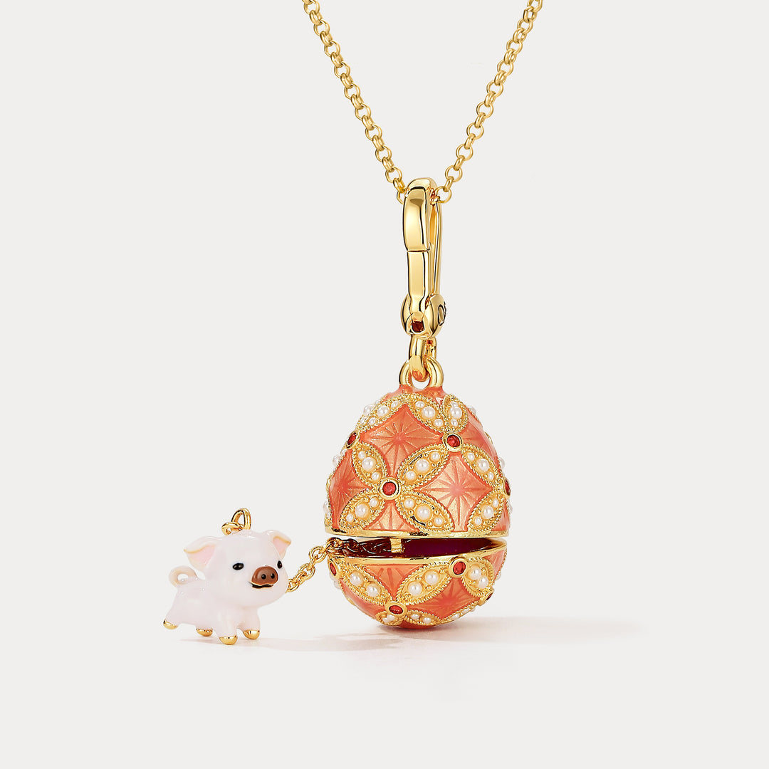 Chinese Zodiac Locket Necklace