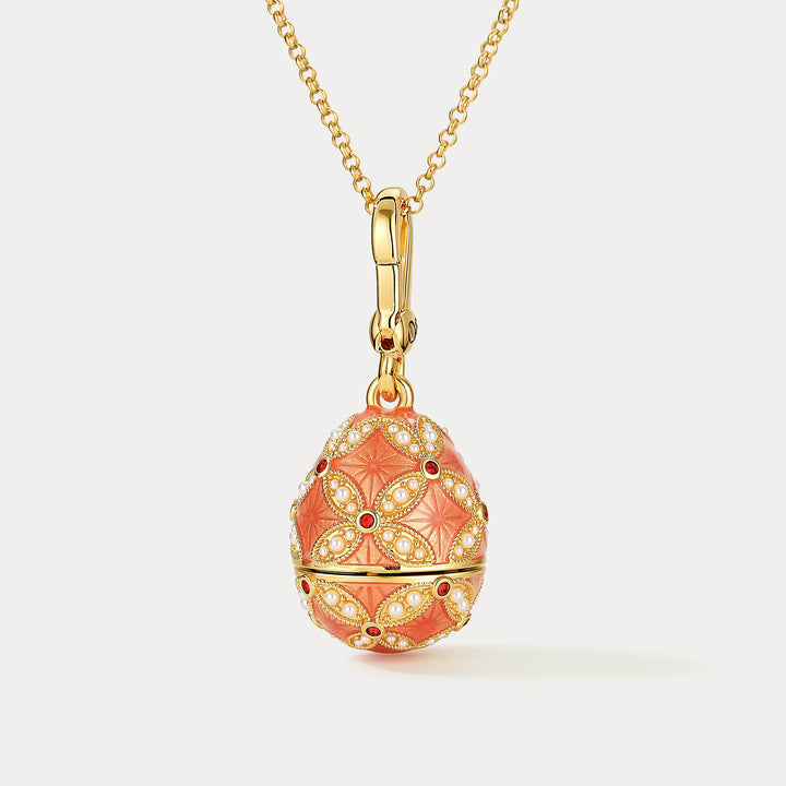 Pig Egg Locket Necklace
