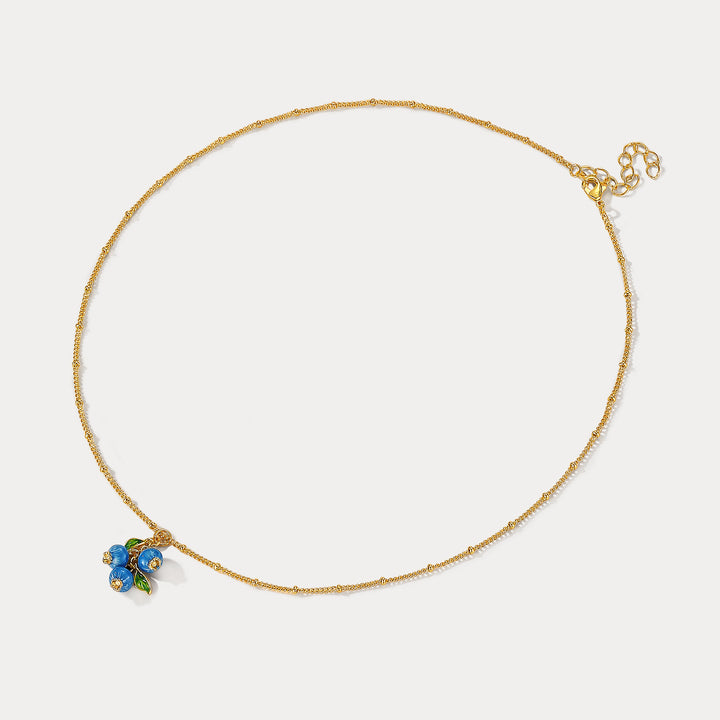 블루 베리 목걸이