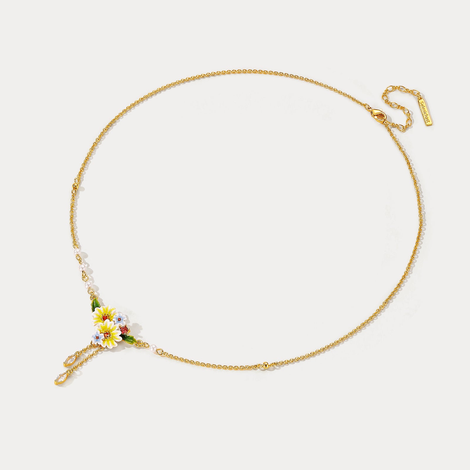 Daisy Necklace Spring Jewelry