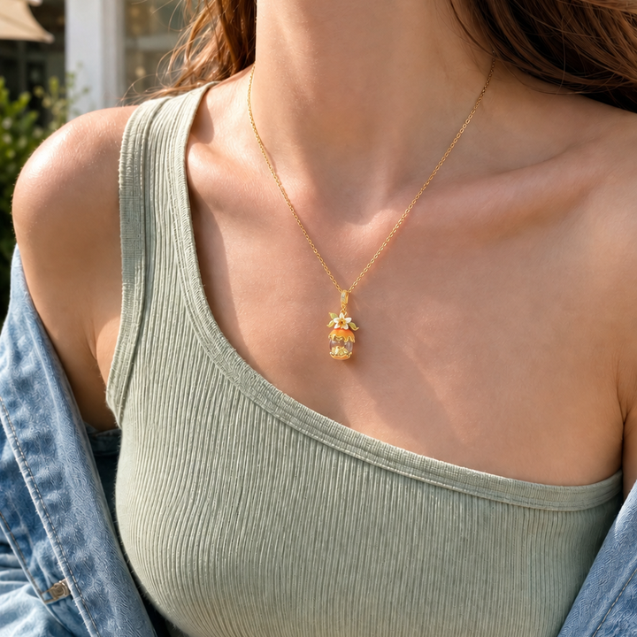 Orange Necklace
