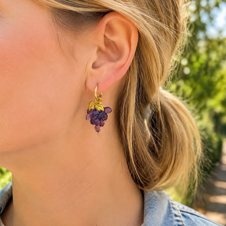 Grape Earrings