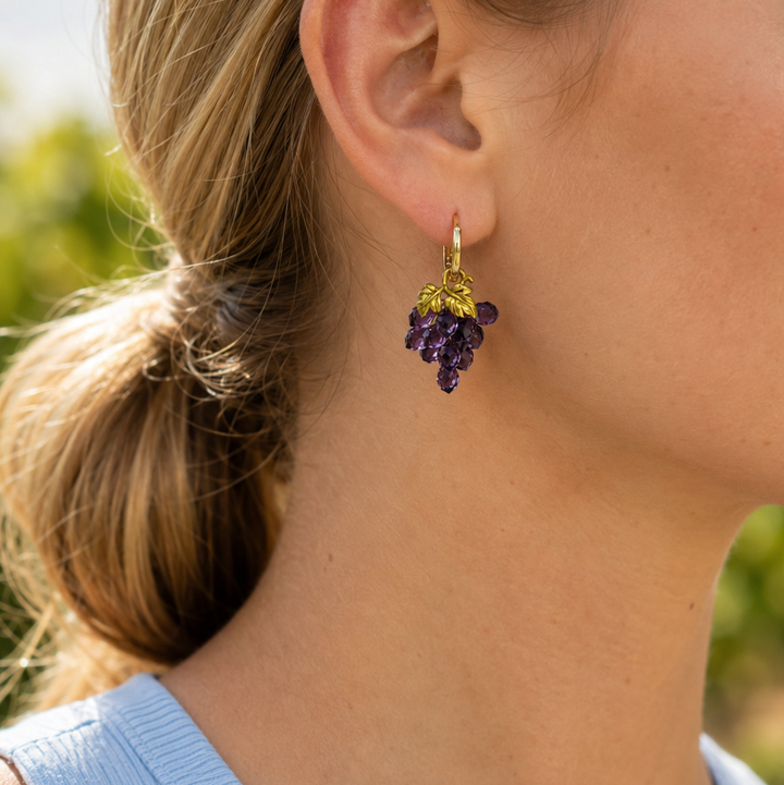 Grape Earrings