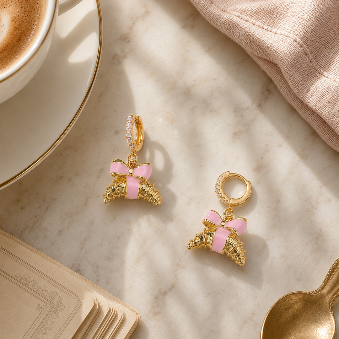 Croissant Huggie Earrings