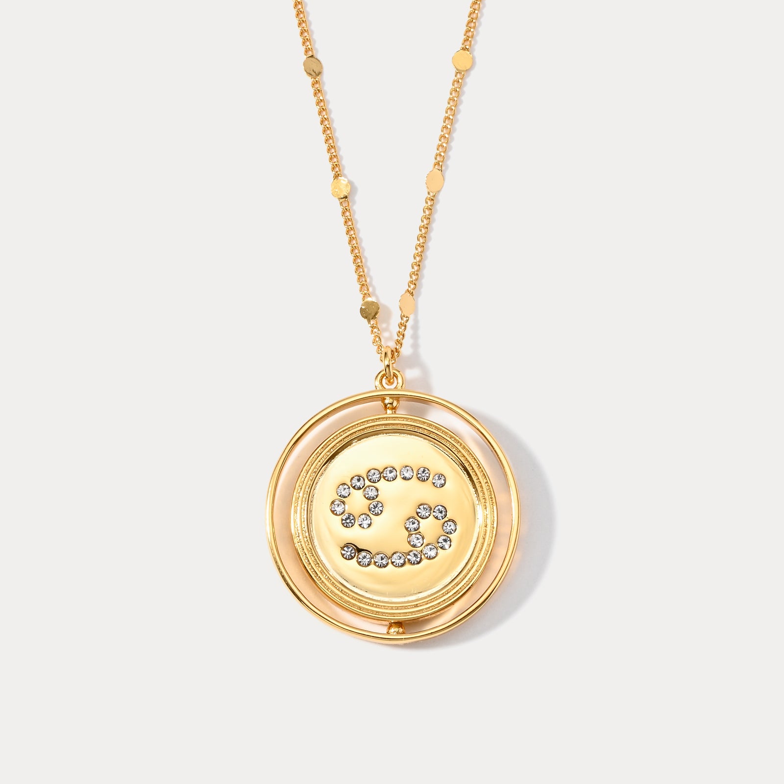 Cancer Zodiac Sign Necklace For Women