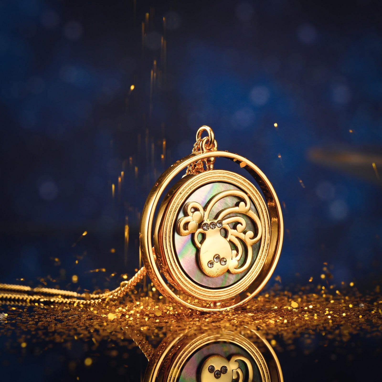 Golden Zodiac Necklace