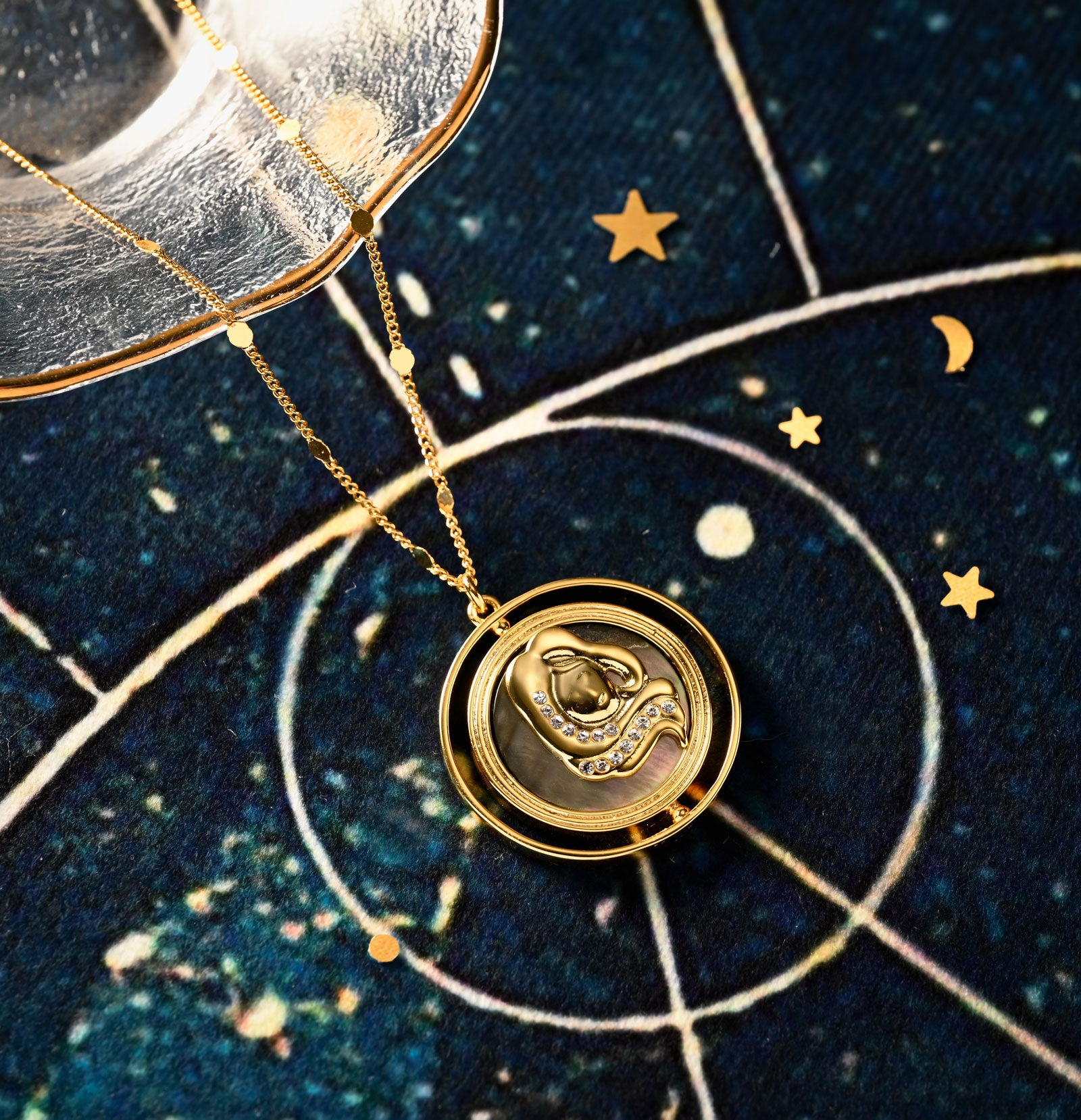 Golden Zodiac Necklace