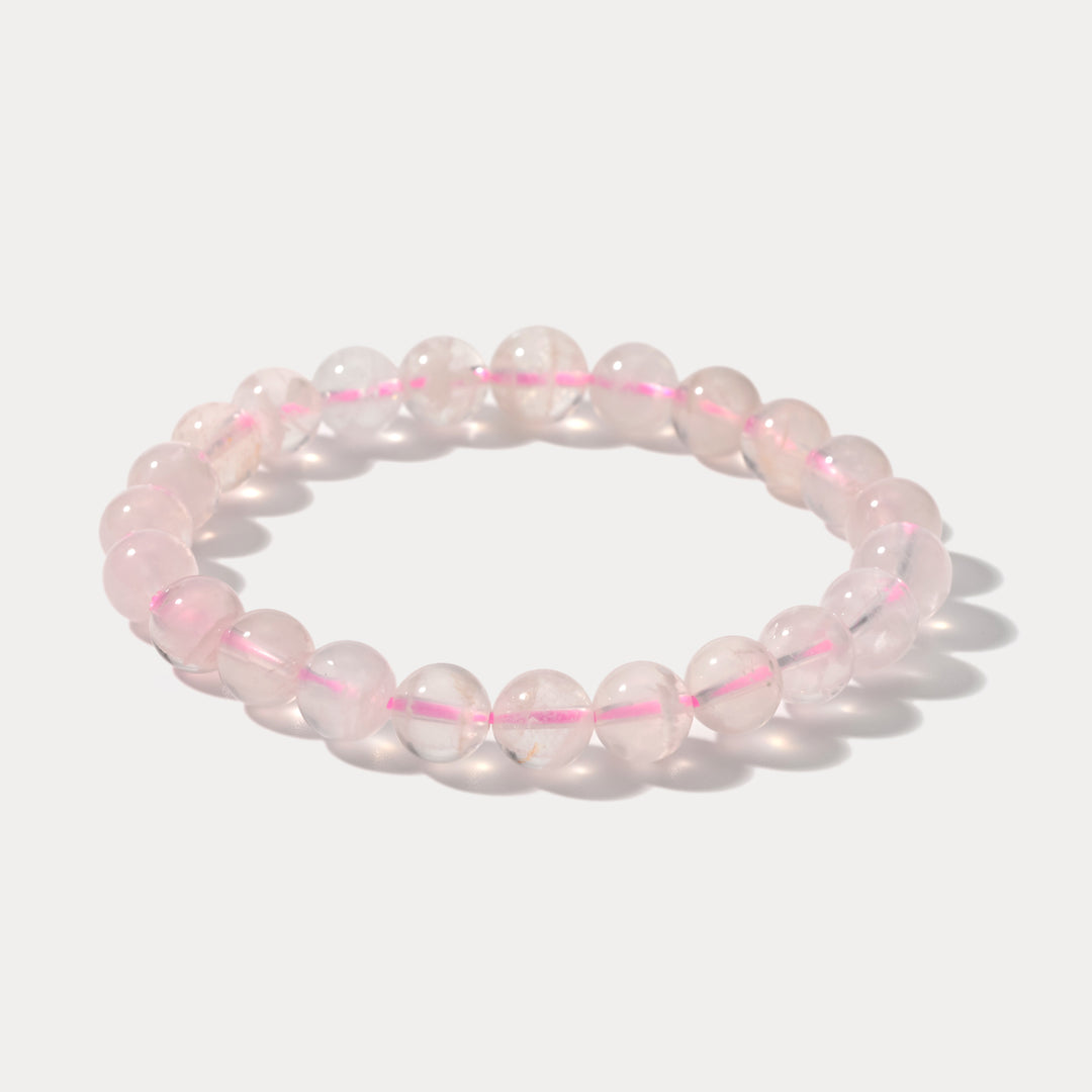 Rose Quartz Bead Bracelet