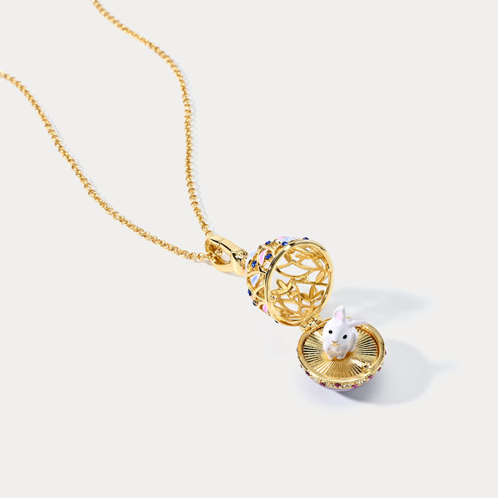 Rabbit Locket Necklace