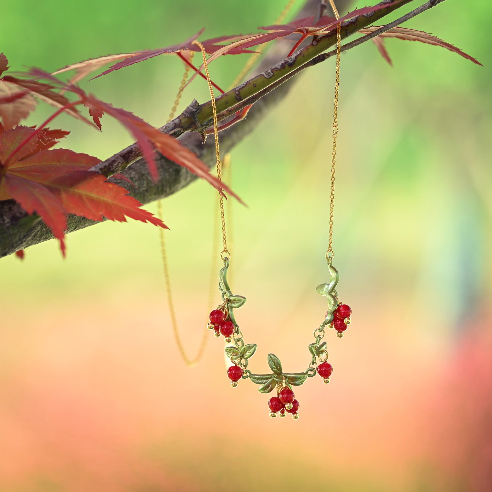 Collier aux canneberges