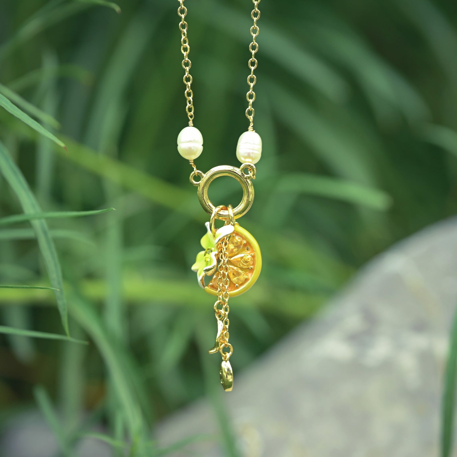 Lemon Flower Necklace