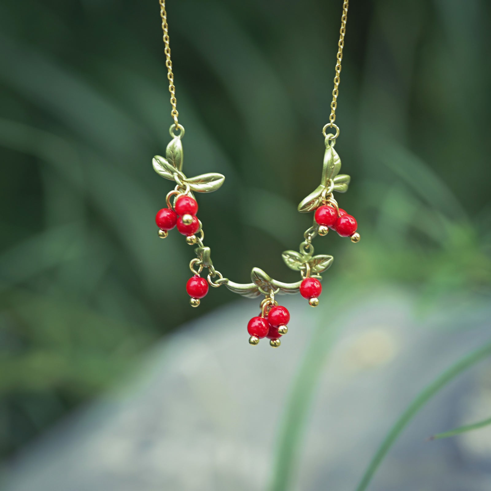Collier aux canneberges