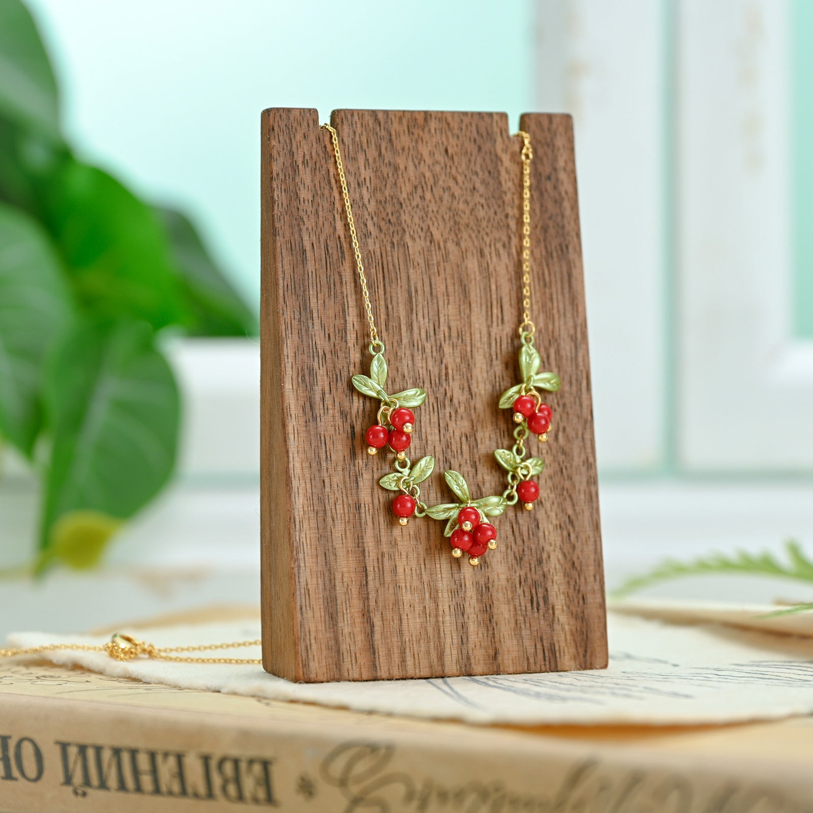 Collier aux canneberges