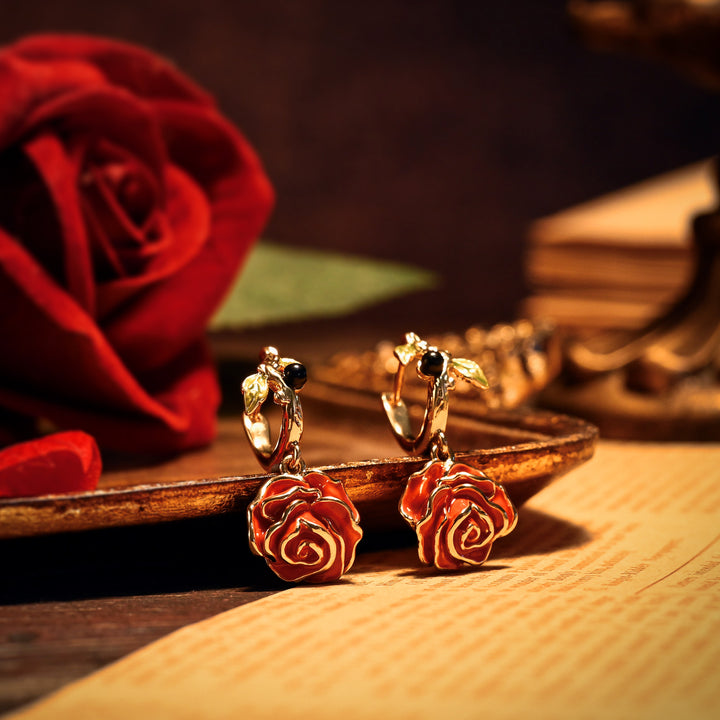 Rose Earrings