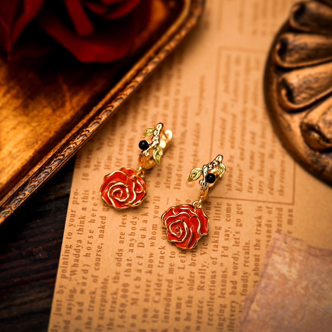 Rose Earrings