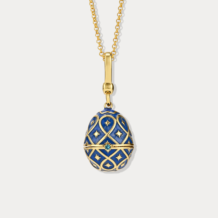 Selenichast Turtle Egg Locket Necklace