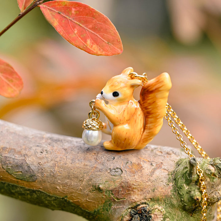 Squirrel Necklace