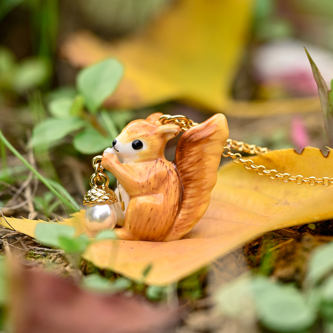 Squirrel Necklace