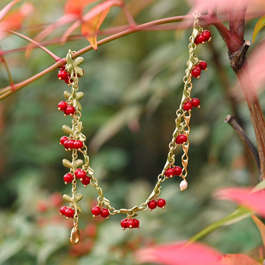 Collier aux canneberges