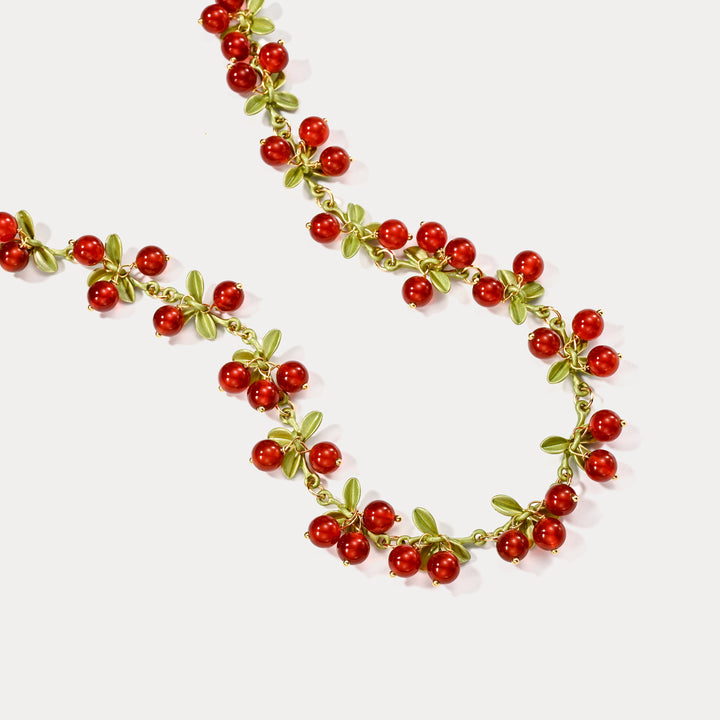 Cranberry Necklace