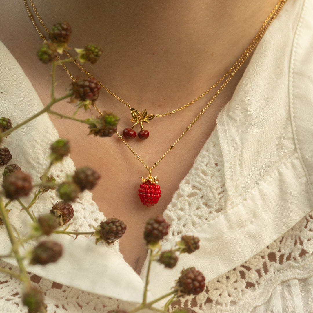 Raspberry Necklace