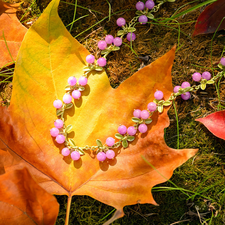 Purple Berry Necklace