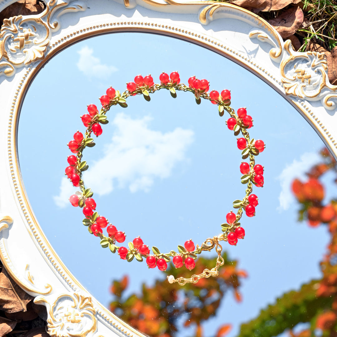 Cranberry Necklace