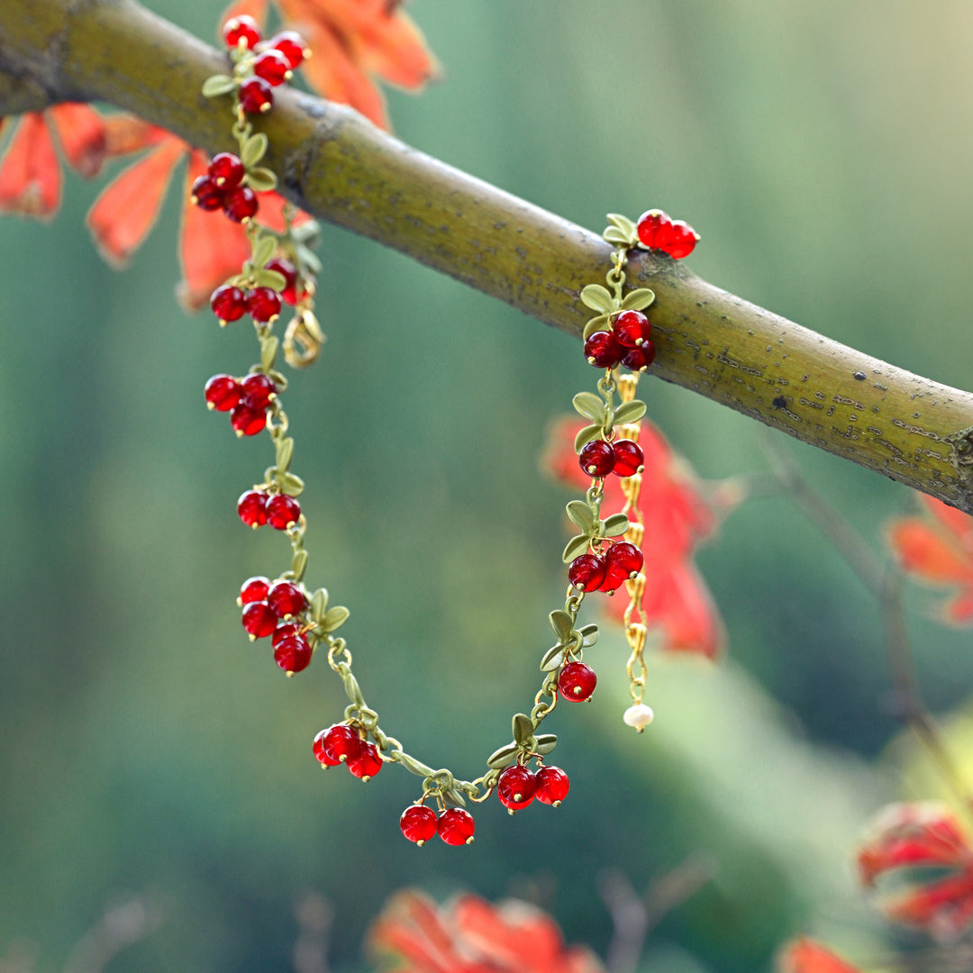 Selenichast Cranberry Necklace