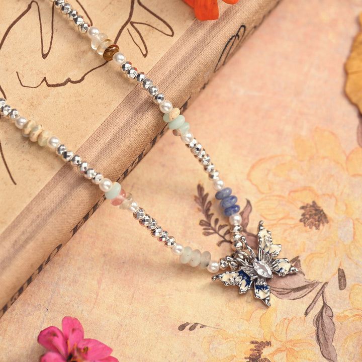 Butterfly Bead Necklace