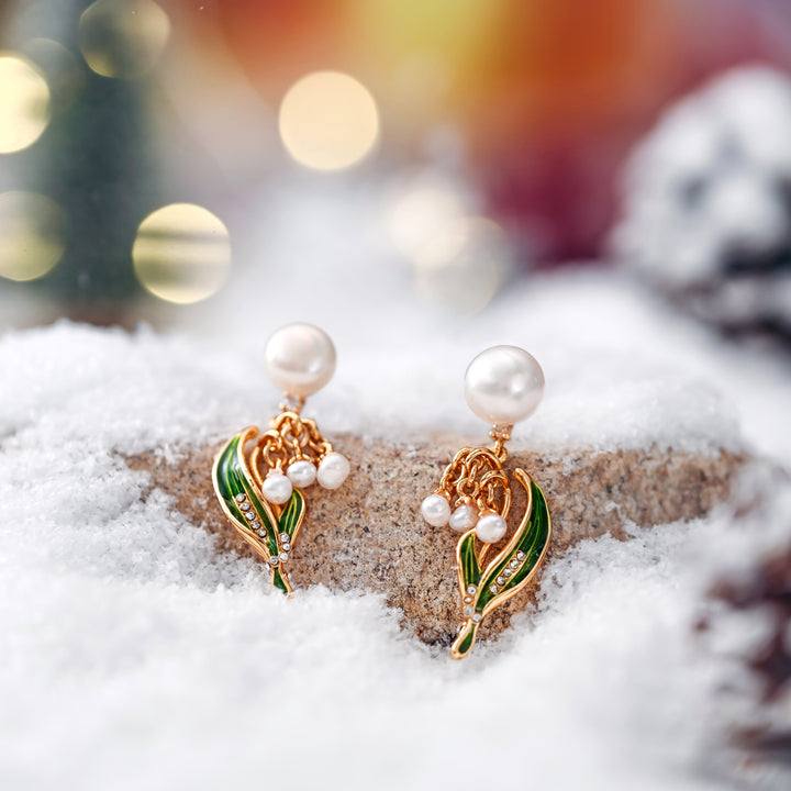 Delicate Lily of The Valley Earrings
