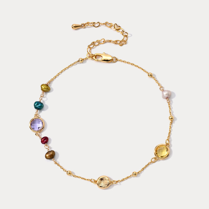 Rainbow Station Beaded Bracelet