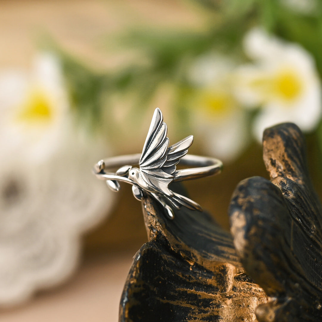 Silver Bird Ring