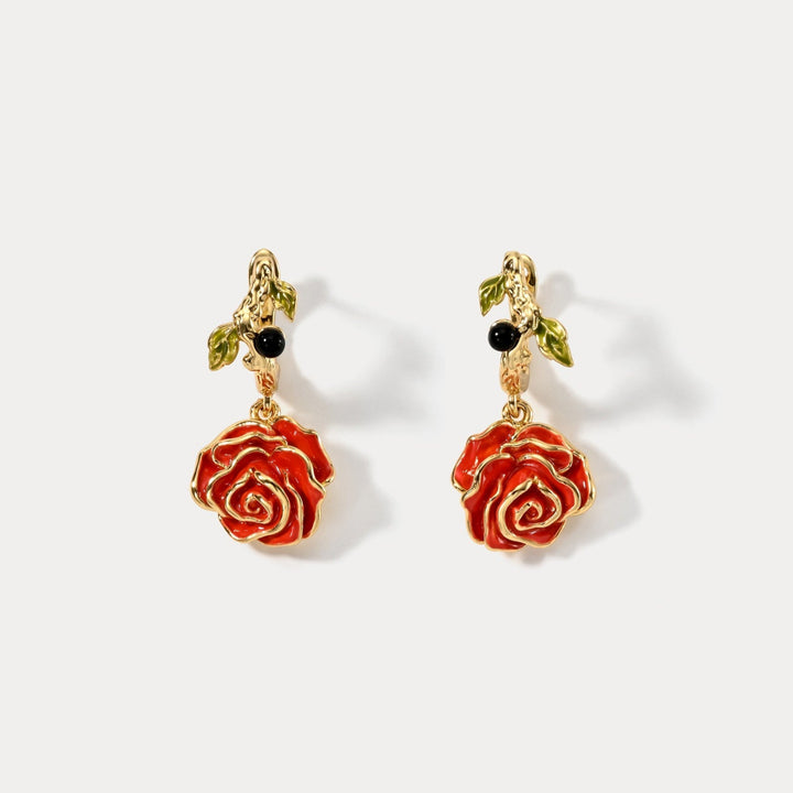 Selenichast Rose Earrings