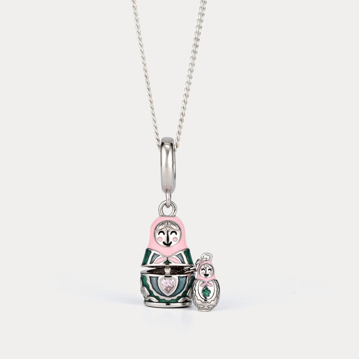 Russian Nesting Doll Necklace