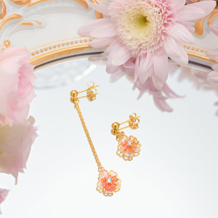Dainty Sakura Mismatched Earrings