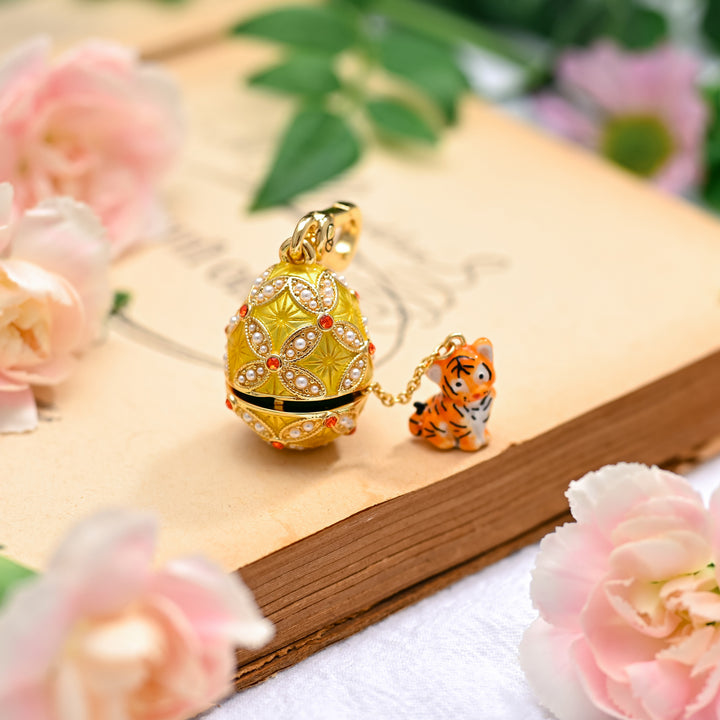 Tiger Locket Necklace