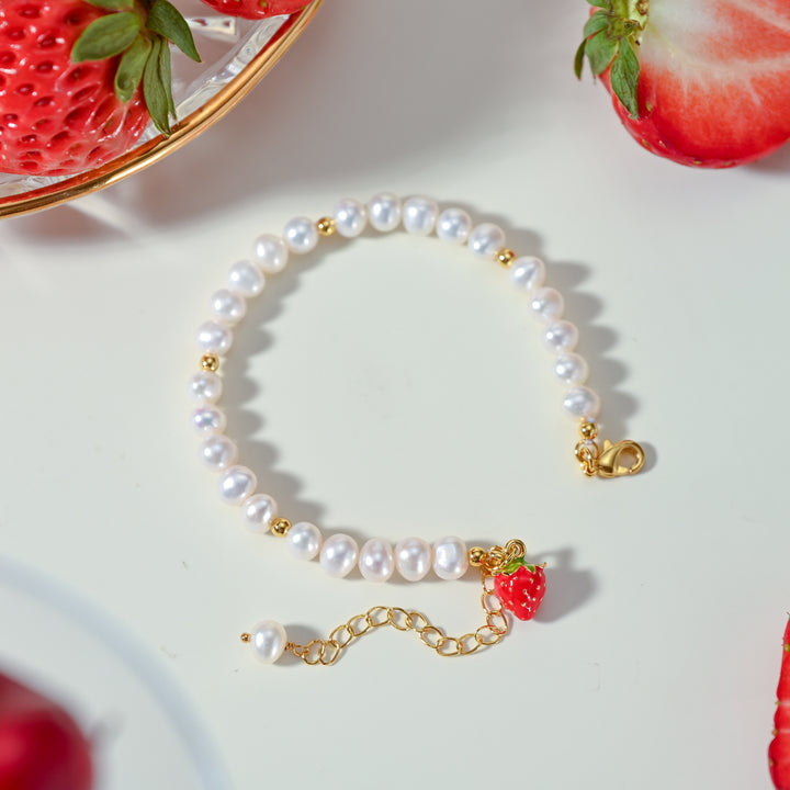 Selenichast Strawberry Pearl Bracelet