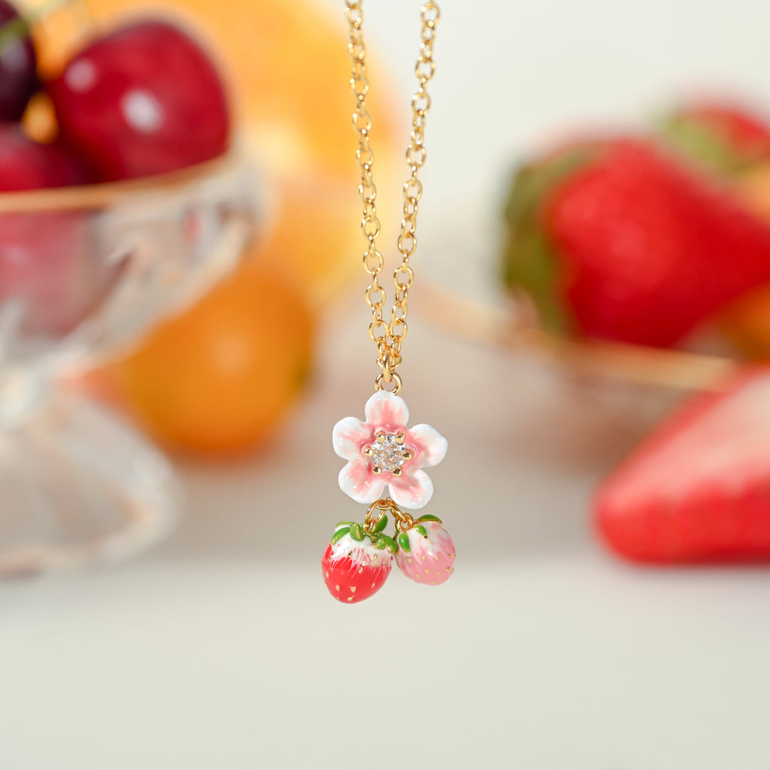 Selenichast Strawberry Blossom Necklace